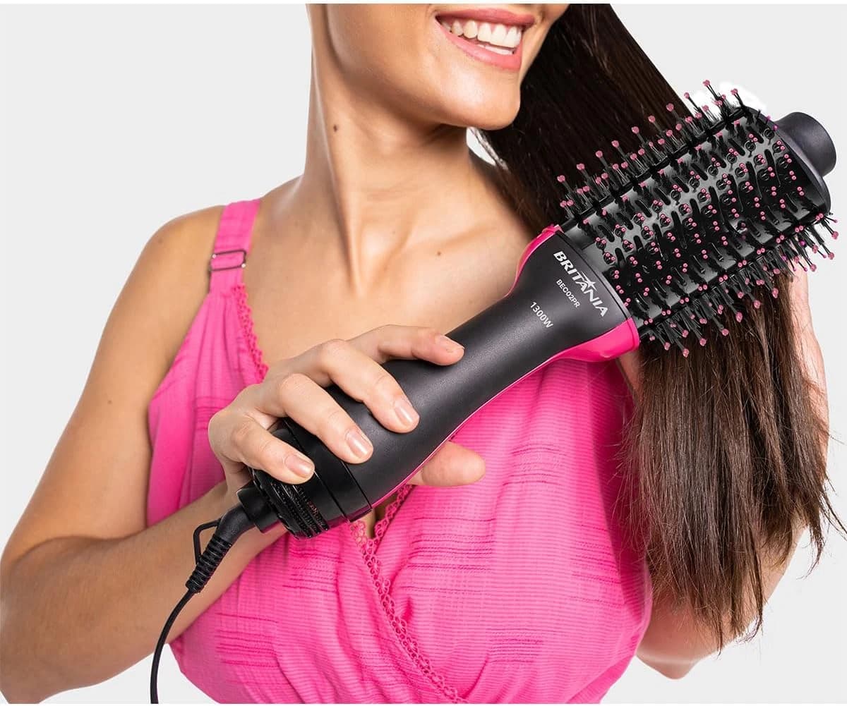 Escova Secadora Britânia BEC02PR Bivolt 4 em 1 1300W