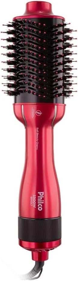 Escova Secadora Philco PEC13 4 em 1 Soft Beauty Cherry Bivolt