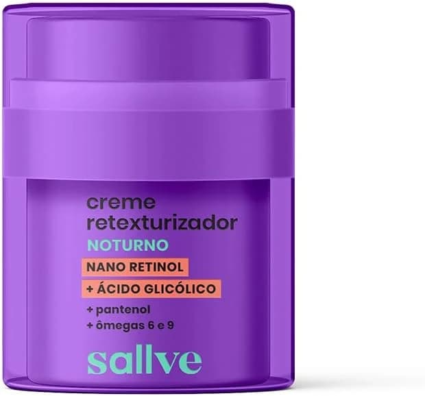 Sallve Creme Retexturizador Noturno 30g