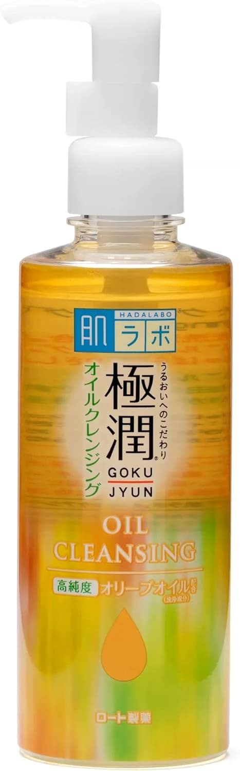Gokujyun Oil Cleasing - Óleo Removedor de Maquiagem com Ácido Hialurônico 200ml, Hada Labo