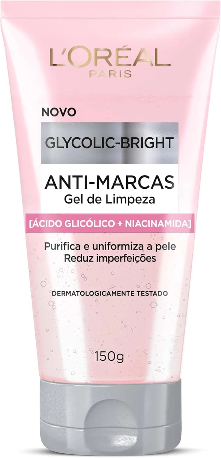 L'Oréal Paris Gel de Limpeza Anti-Marcas Glycolic-Bright 150g