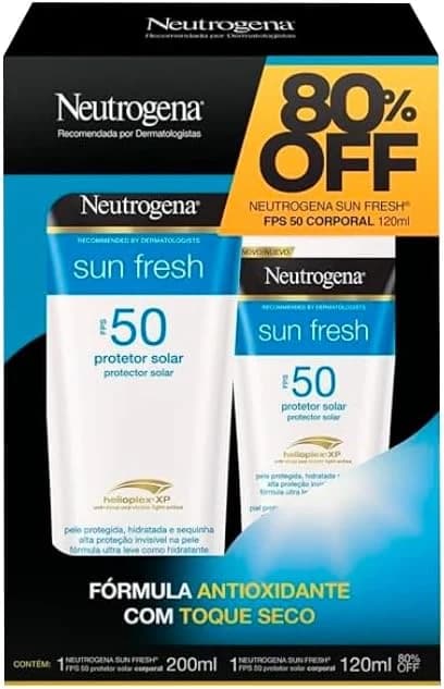 Promopack Sun Fresh Body FPS 50 200ML + Sun Fresh Body FPS 50 120ML