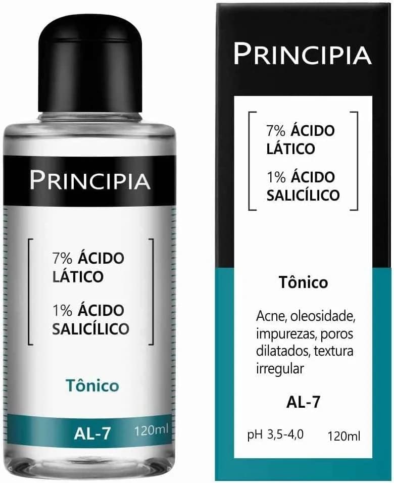 Tônico Principia 7% Ácido Lático + 1% Ácido Salicílico