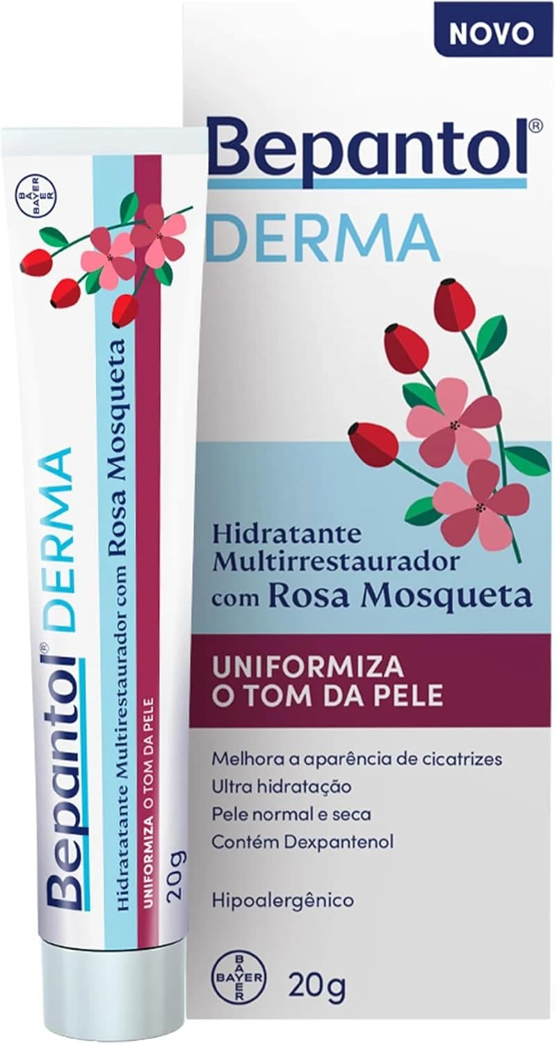 Bepantol Derma Rosa Mosqueta, 20g, Hidratante Uniformizante