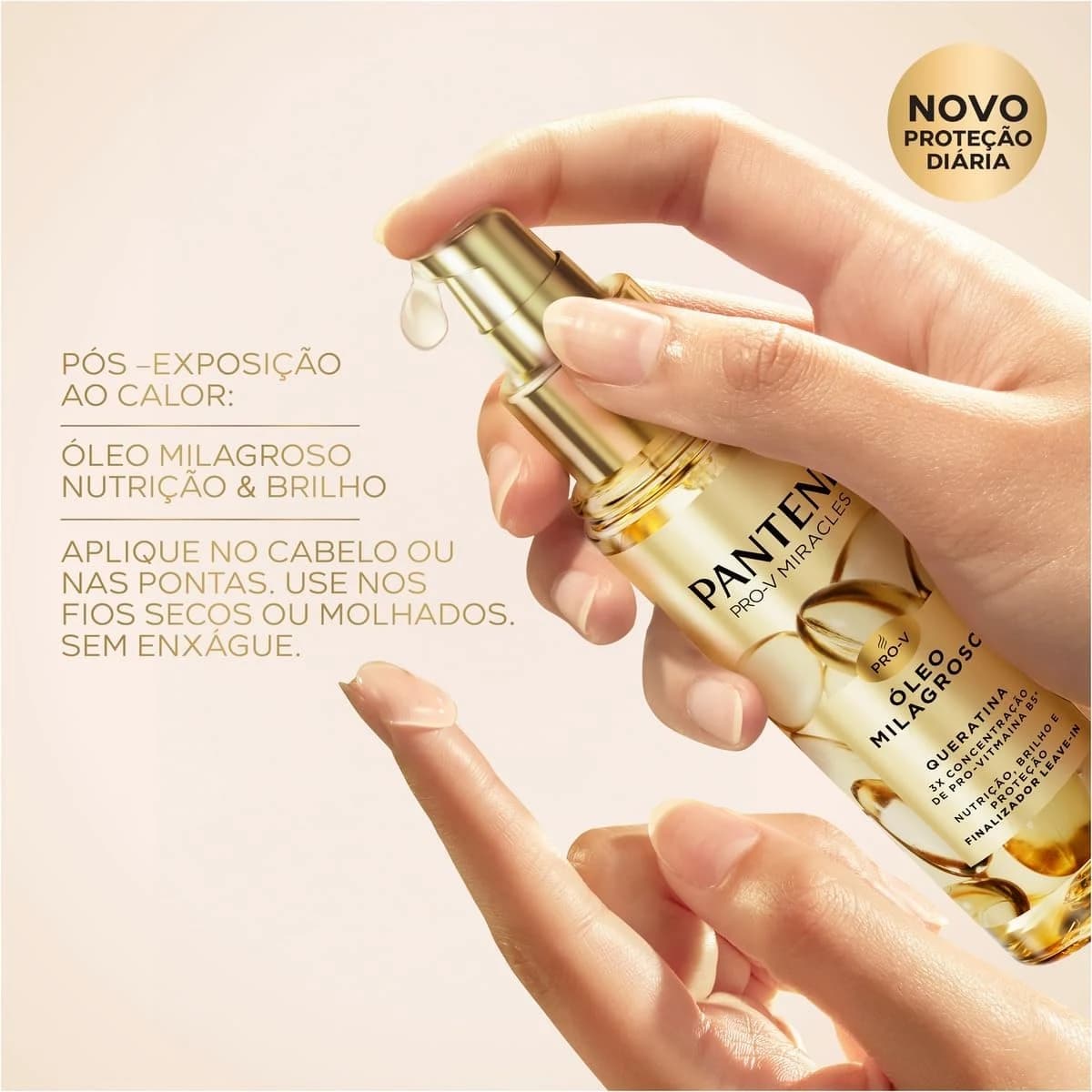 Pantene Pro-v Miracles Queratina Óleo Capilar Milagroso 95ml